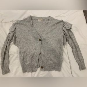 Anthropologie Grey Cardigan